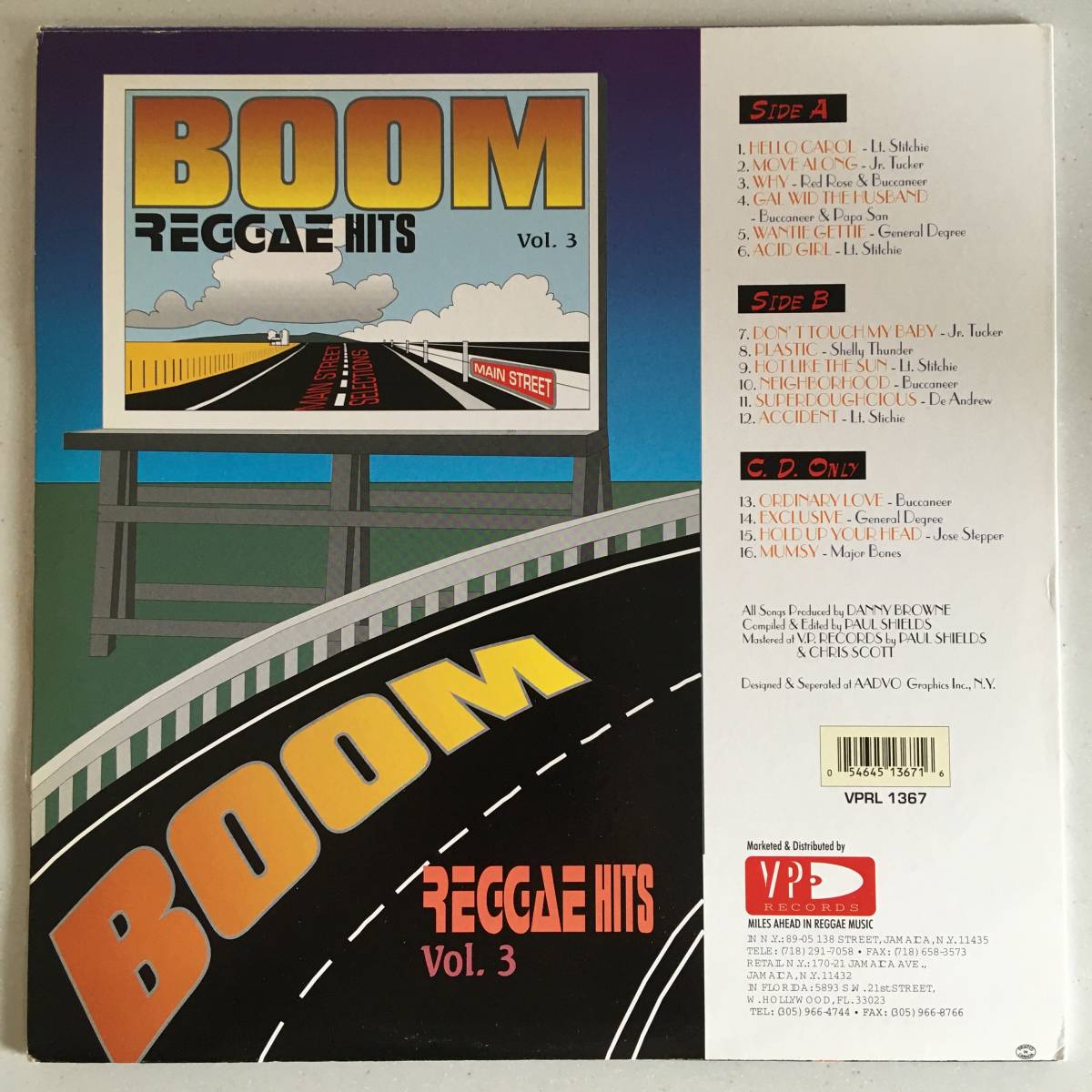 Various / Boom Reggae Hits Vol. 3　[VP Records - VPRL 1367]_画像2