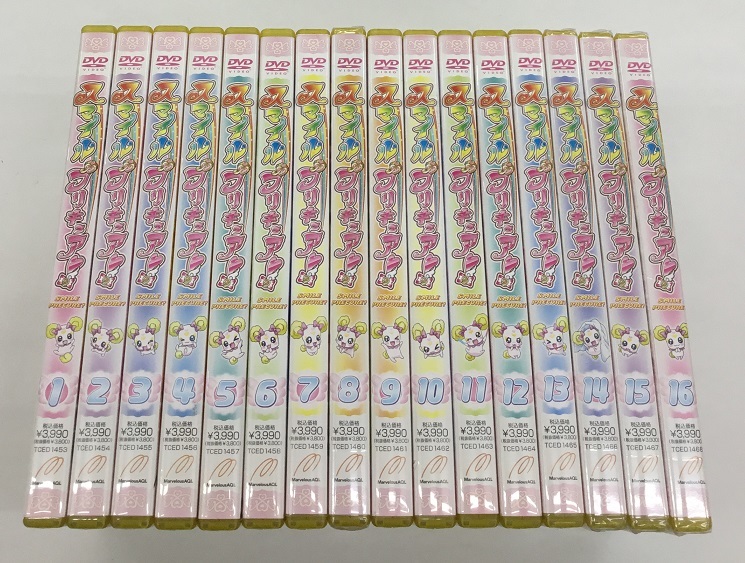 送料無料 スマイルプリキュア！ 全16巻 DVD 中古 ８巻 14-16巻 シュリンク未開封_画像1