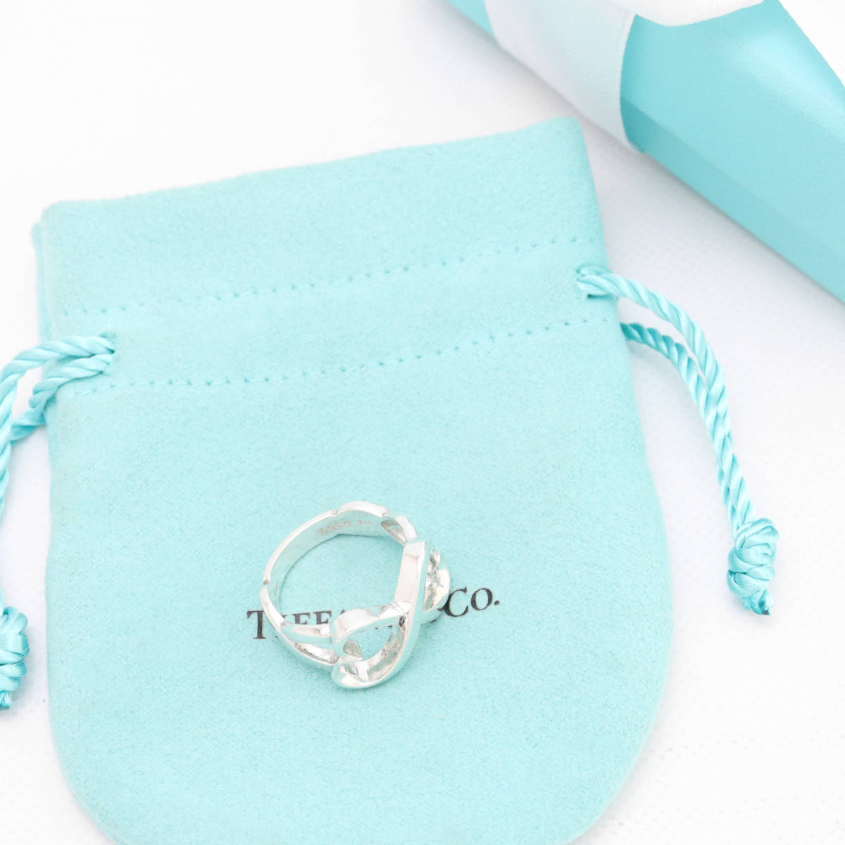 ティファニー TIFFANY&Co. ラビング ダブルハート リング