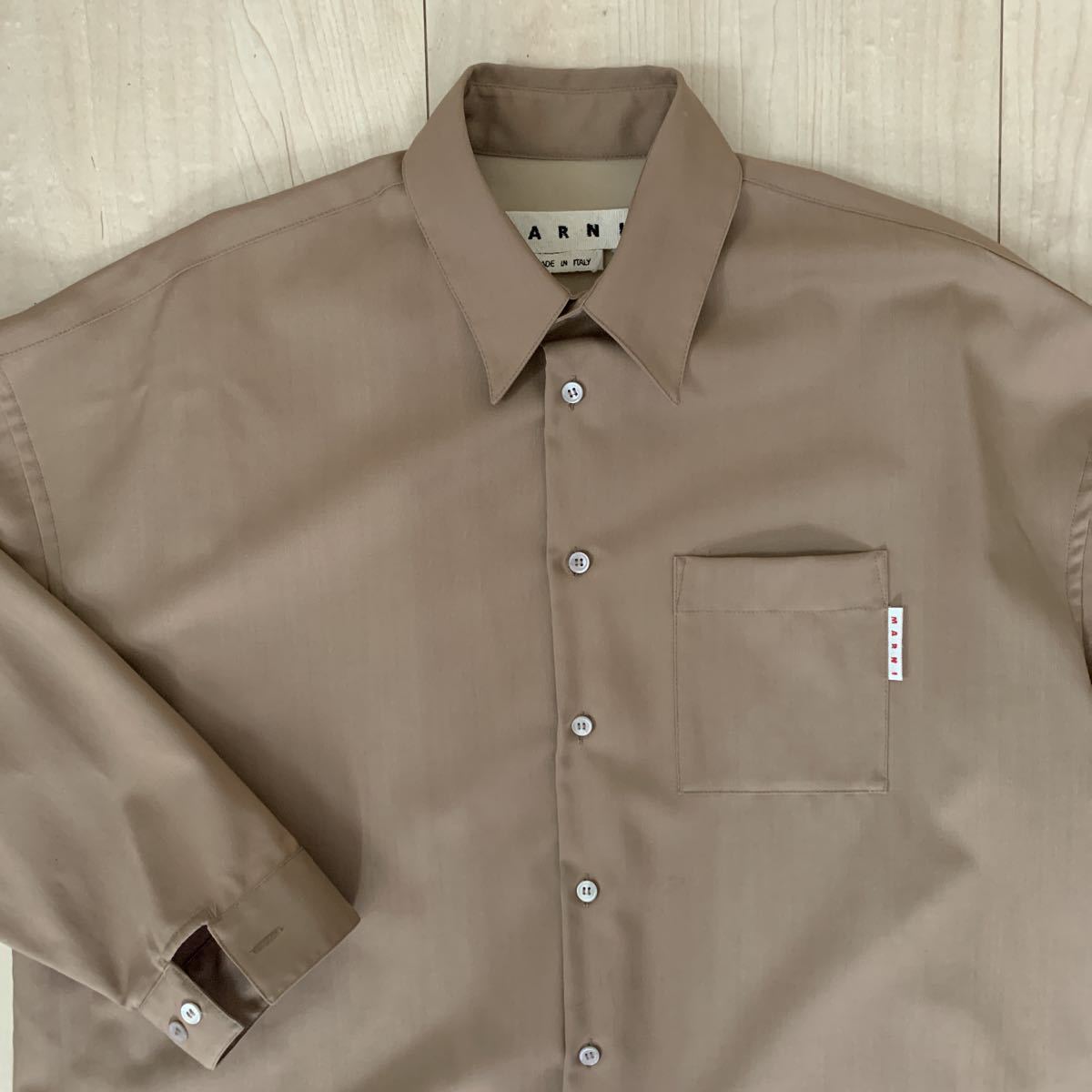 marni トロピカルウールシャツ 44 新品-