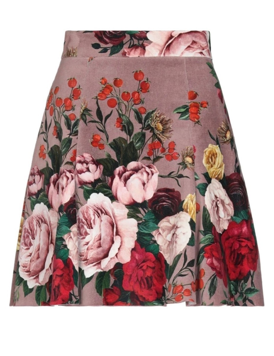 dolce&gabbana スカート ドルガバ 花柄 確実正規品 フローラル