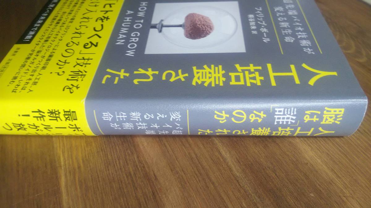 （TB-113）　人工培養された脳は「誰」なのか:超先端バイオ技術が変える新生命 単行本　　　著者＝フィリップ・ボール　　発行＝原書房_画像3