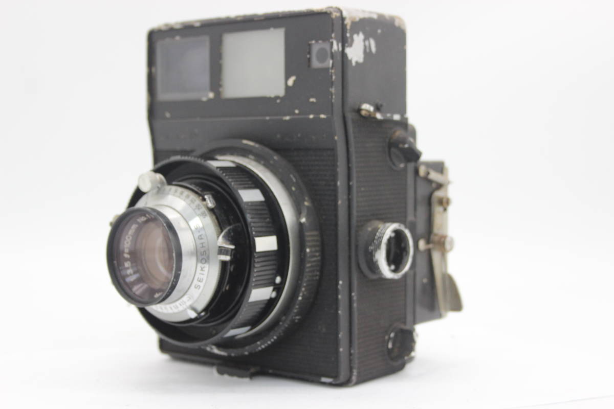 【訳あり品】 マミヤ Mamiya SUPER 23 ブラック mamiya-sakor 100mm F3.5 中判カメラ C5117の画像1