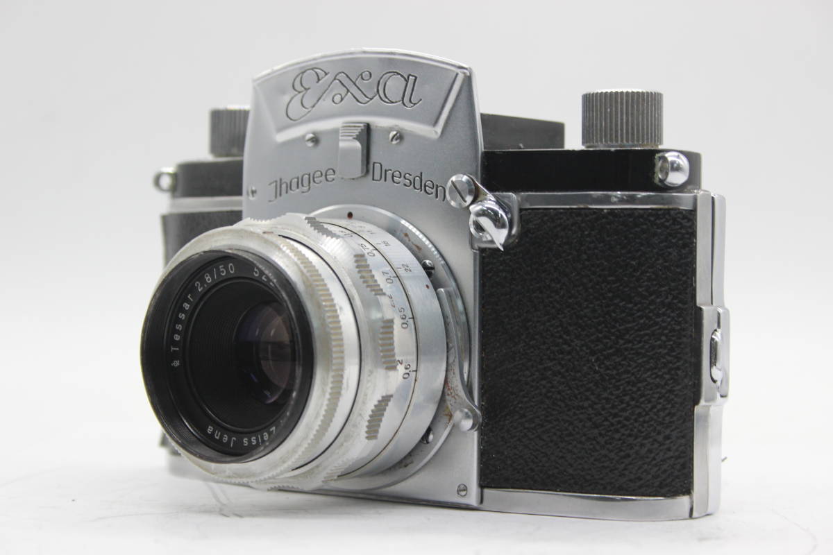 【返品保証】 Ihagee EXA Carl Zeiss Jena Tessar 50mm F2.8 カメラ C5127
