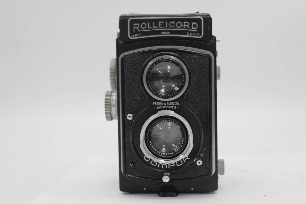 【訳あり品】 ローライ ROOLEICORD Carl Zeiss Jena Triotar 7.5cm F3.5 二眼カメラ C5134_画像2