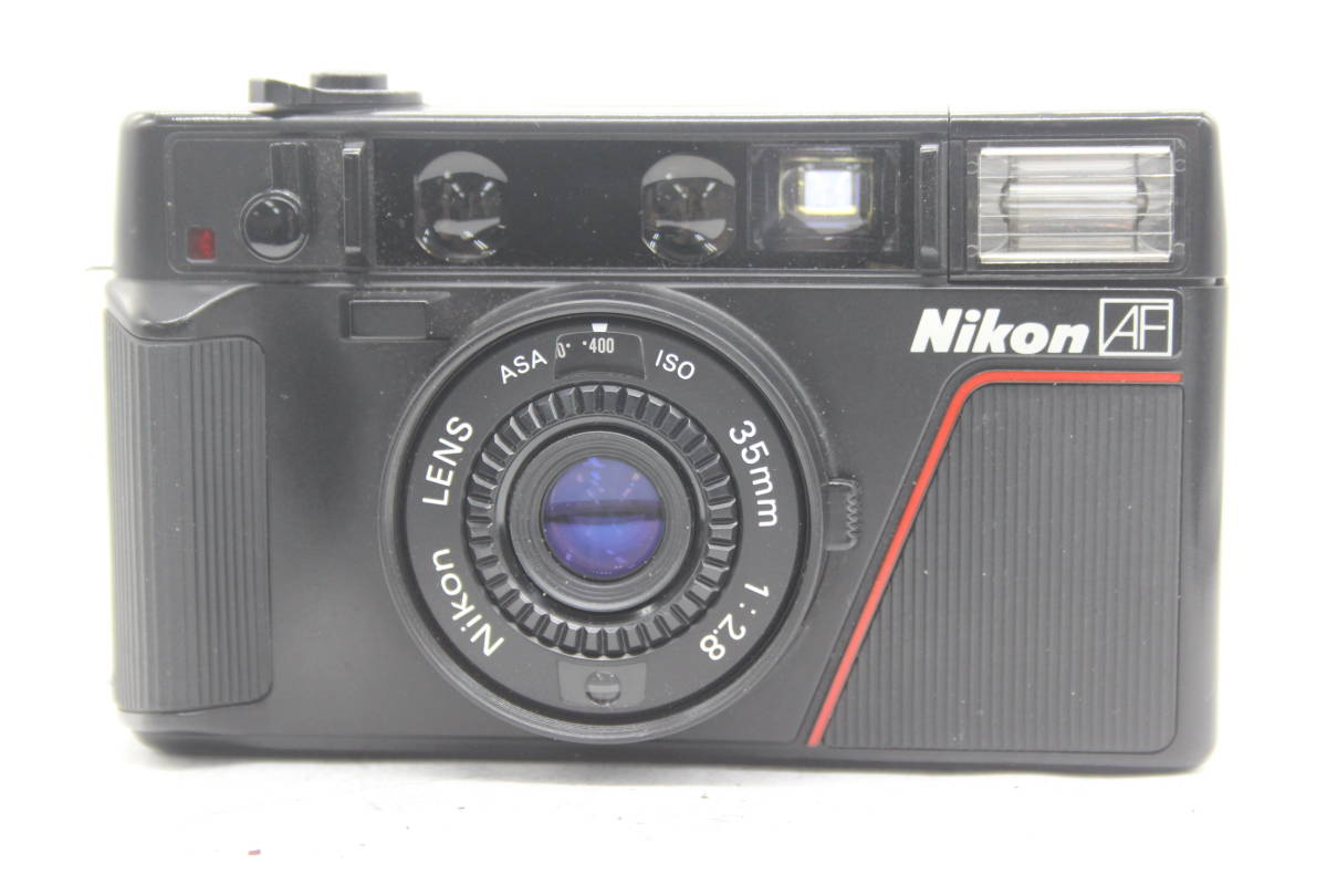 【返品保証】 ニコン Nikon L35AF ブラック 35mm F2.8 コンパクトカメラ C5313_画像2