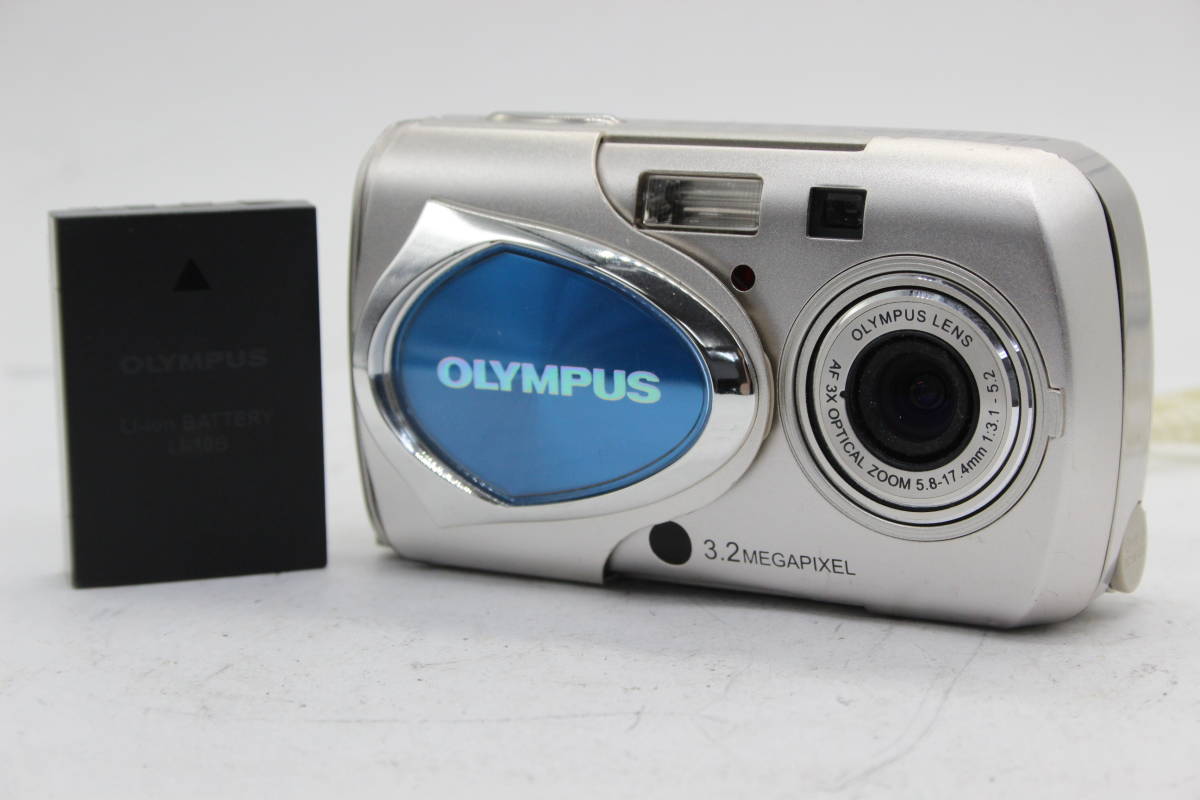 返品保証】 オリンパス Olympus μ-15 Digital AF 3x バッテリー付き