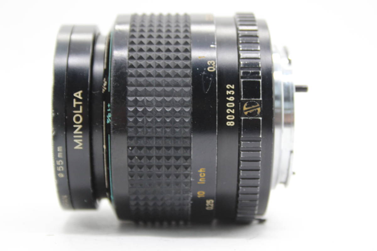 【返品保証】 ミノルタ Minolta MD Macro 50mm F3.5 接写リング付き レンズ C6071_画像3