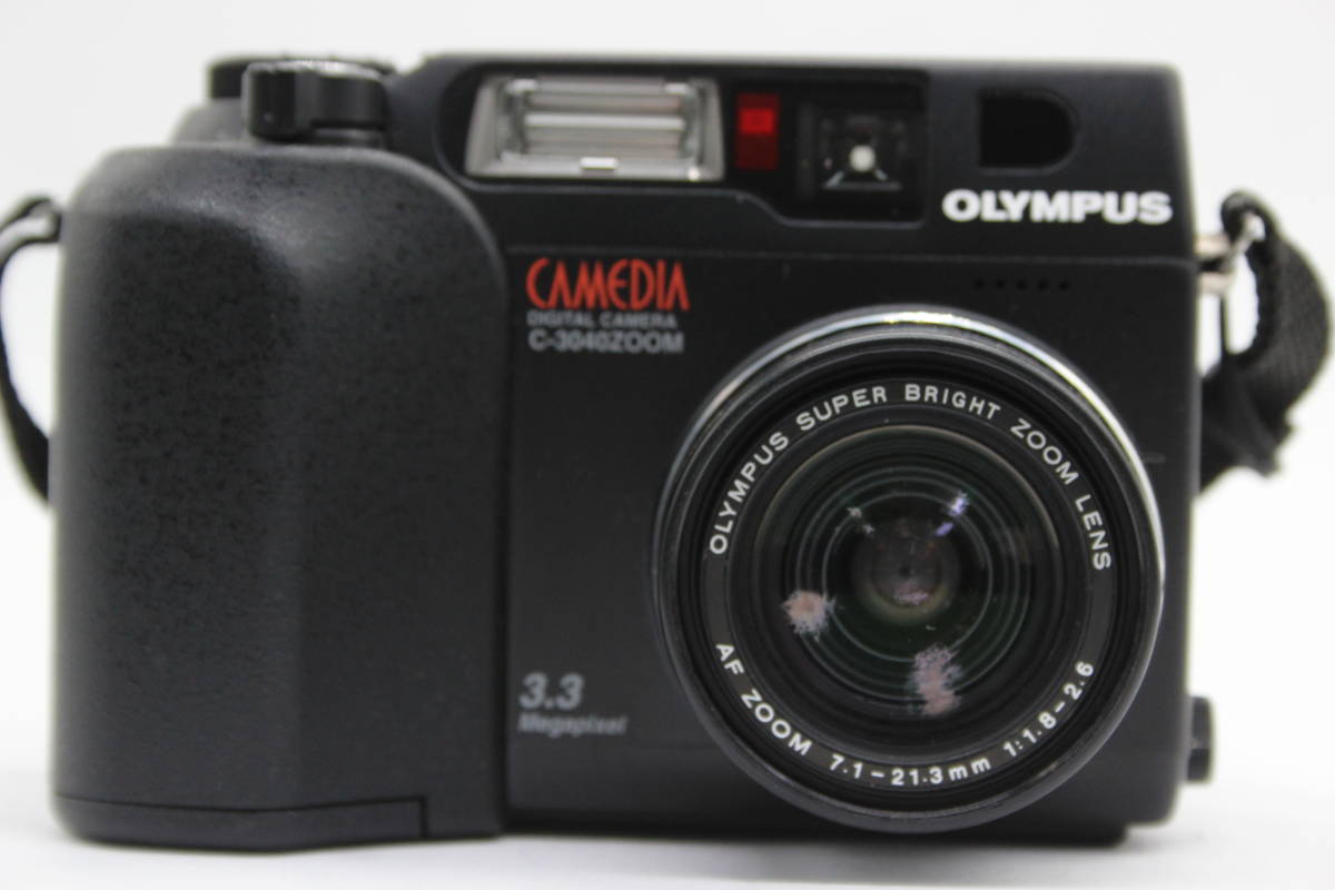 【返品保証】 【便利な単三電池で使用可】オリンパス Olympus CAMEDIA C-3040ZOOM 7.1-21.3mm F1.8-2.6 コンパクトデジタルカメラ C6209_画像2