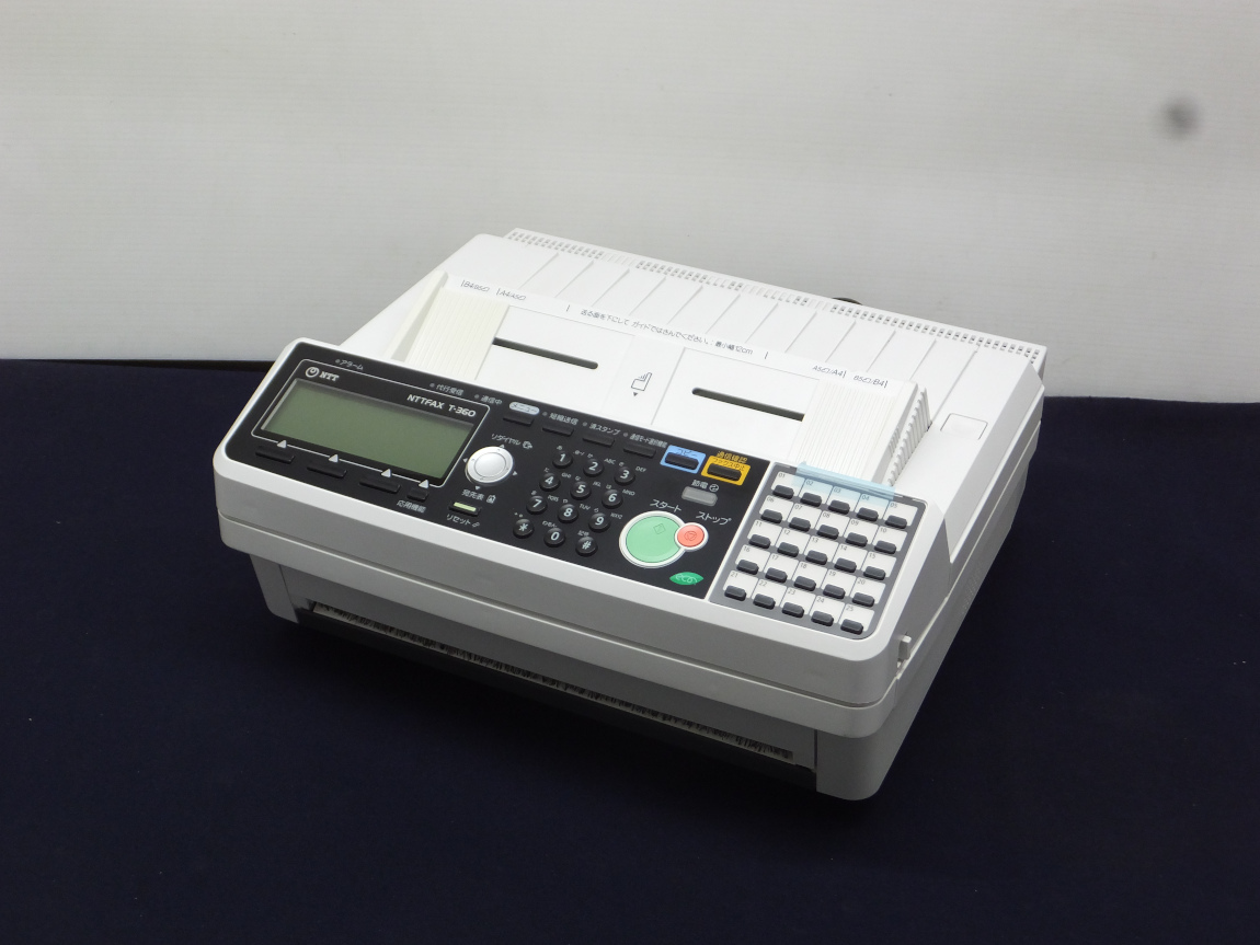 NTT FAX T-360 feeling . roll paper business faksT-350 successor model NTTFAX F-390 Muratec OEM