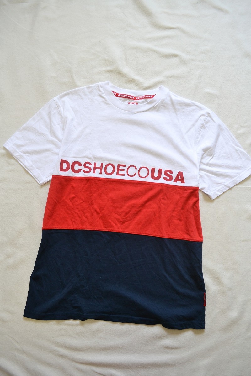 DC SHOE CO USA Tシャツ L skate スケート_画像1