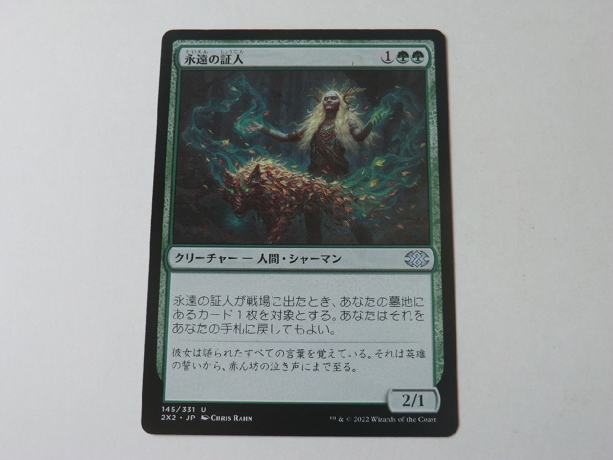 MTG 美品 【永遠の証人】 （アンコモン） 2X2 日 9枚迄_画像1