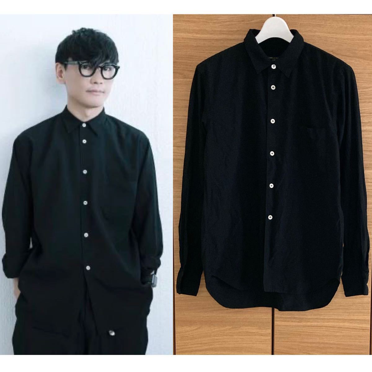COMME des GARCONS HOMME PLUS 21SS 山口一郎着 ポリ縮絨シャツ