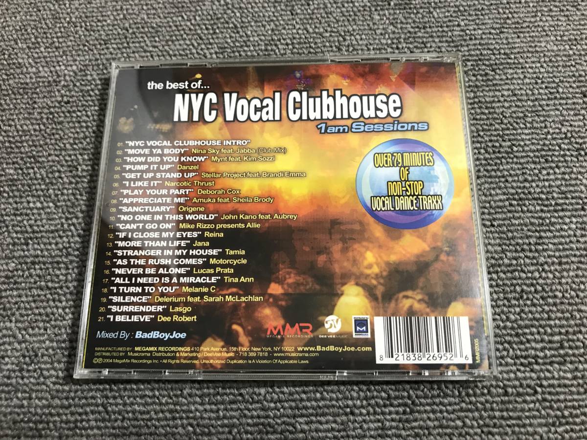 the best of... NYC Vocal Clubhouse 1am Sessions / Bad Boy Joe WORKING THE MIX■型番:MMR2005■AZ-2121_画像2