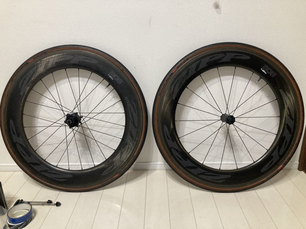 ZIPP 808 nsw リムブレーキ チューブレスレディ | transparencia