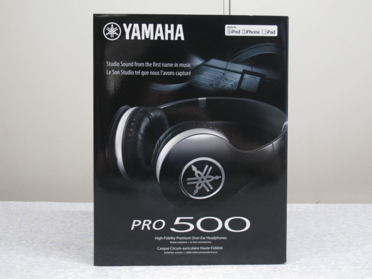 ヤマハ YAMAHA HPH-PRO500 ヘッドホン 保証書付き ブラック 管理5M0522J-A7