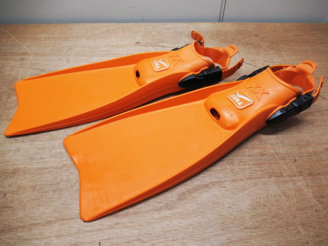 GULL SUPERMEW XX フィン サイズS ダイビング用品 オレンジ 管理C0512KE-B02の画像6