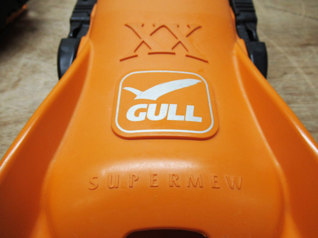 GULL SUPERMEW XX フィン サイズS ダイビング用品 オレンジ 管理C0512KE-B02の画像5
