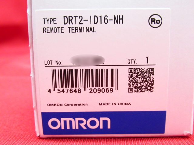 新品未開封品 OMRON オムロン （立石電機） DRT2-ID16-NH リモートターミナル REMOTE TERMINAL I/O 拡張モジュール 管理5B0522JA-H1_画像2