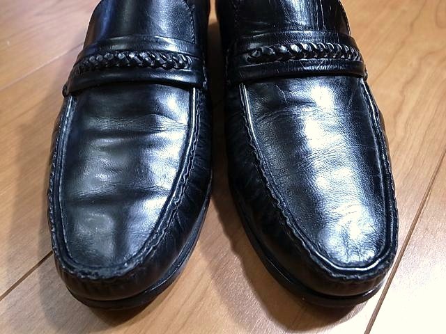 NUNN BUSH наан втулка кожа обувь Loafer кожа обувь чёрный 9M примерно 27.