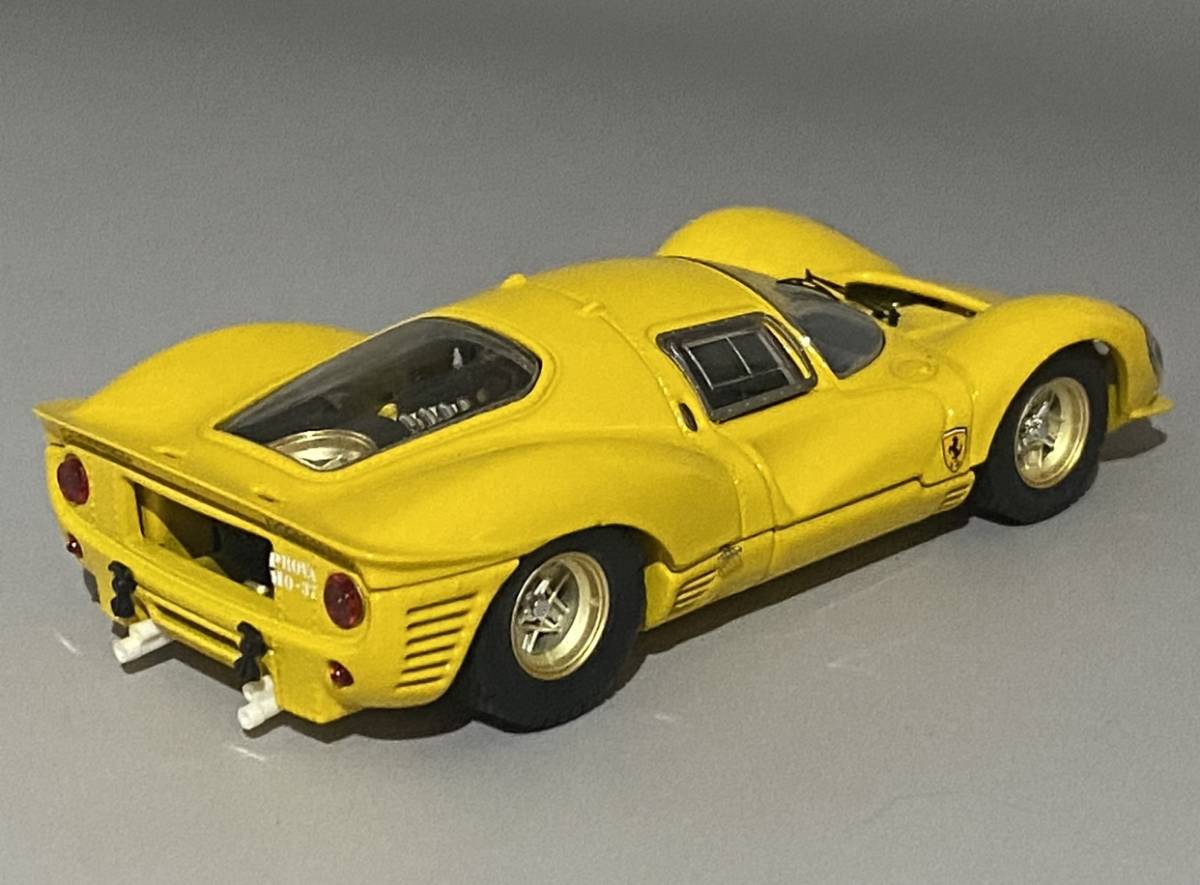 Bang 1/43 Ferrari 412 P “Prova” Giallo ◆ Le Mans & Daytona Legend ◆ フェラーリ 412P (330 P4) バング 7103の画像4