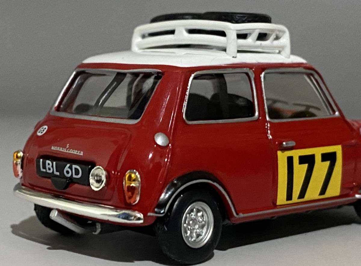 1円〜 お宝放出 1/43 Morris Mini Cooper S #177 Winner Rallye Automobile de Monte-Carlo 1967 ◆ A. Rauno / L. Henry ◆ デルプラド _画像7