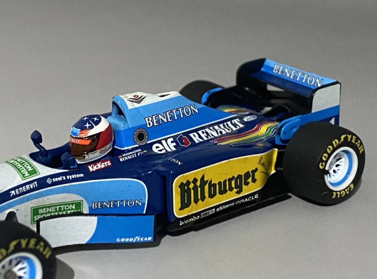Minichamps 1/43 F1 Benetton Renault B195 Michael Schumacher #1 ◆ 1位 Brazilian Grand Prix 1995 ◆ ミニチャンプス 510 954301_画像7