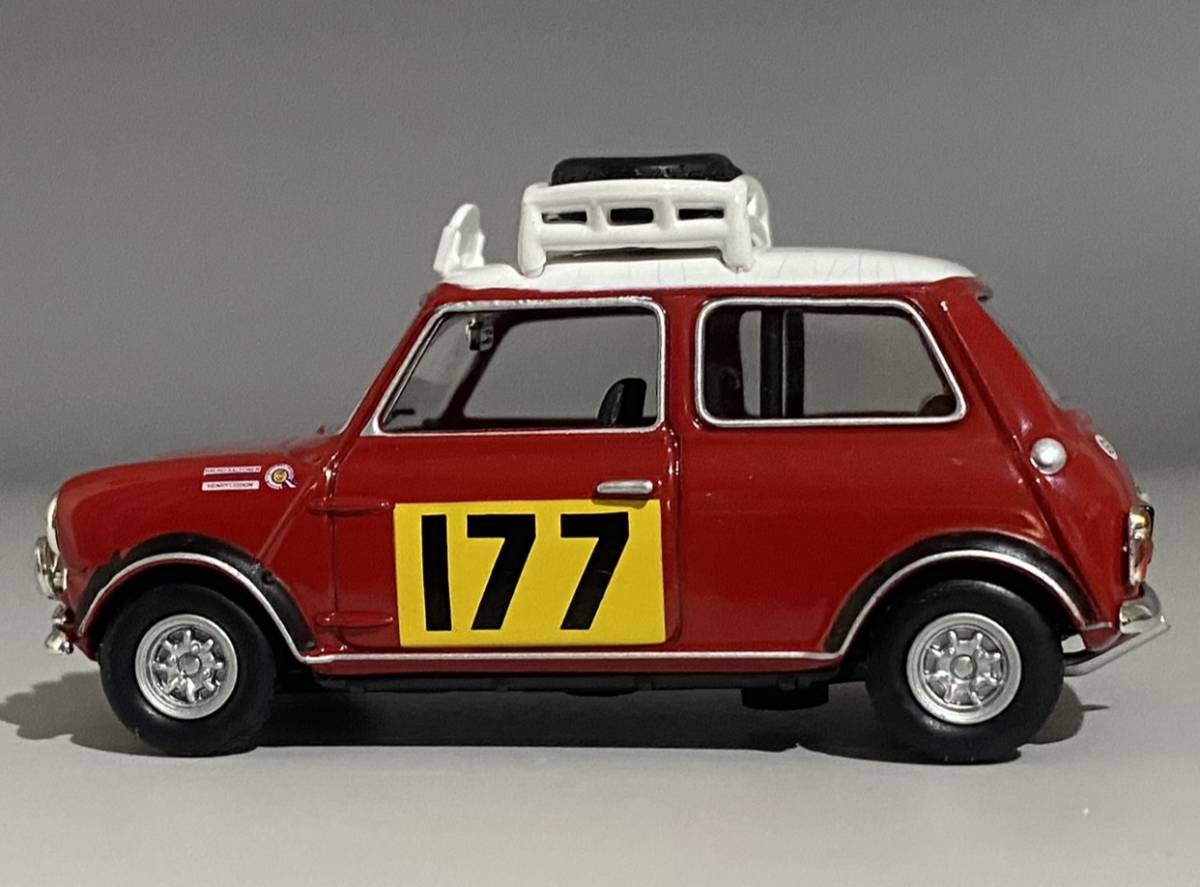 1円〜 お宝放出 1/43 Morris Mini Cooper S #177 Winner Rallye Automobile de Monte-Carlo 1967 ◆ A. Rauno / L. Henry ◆ デルプラド _画像4