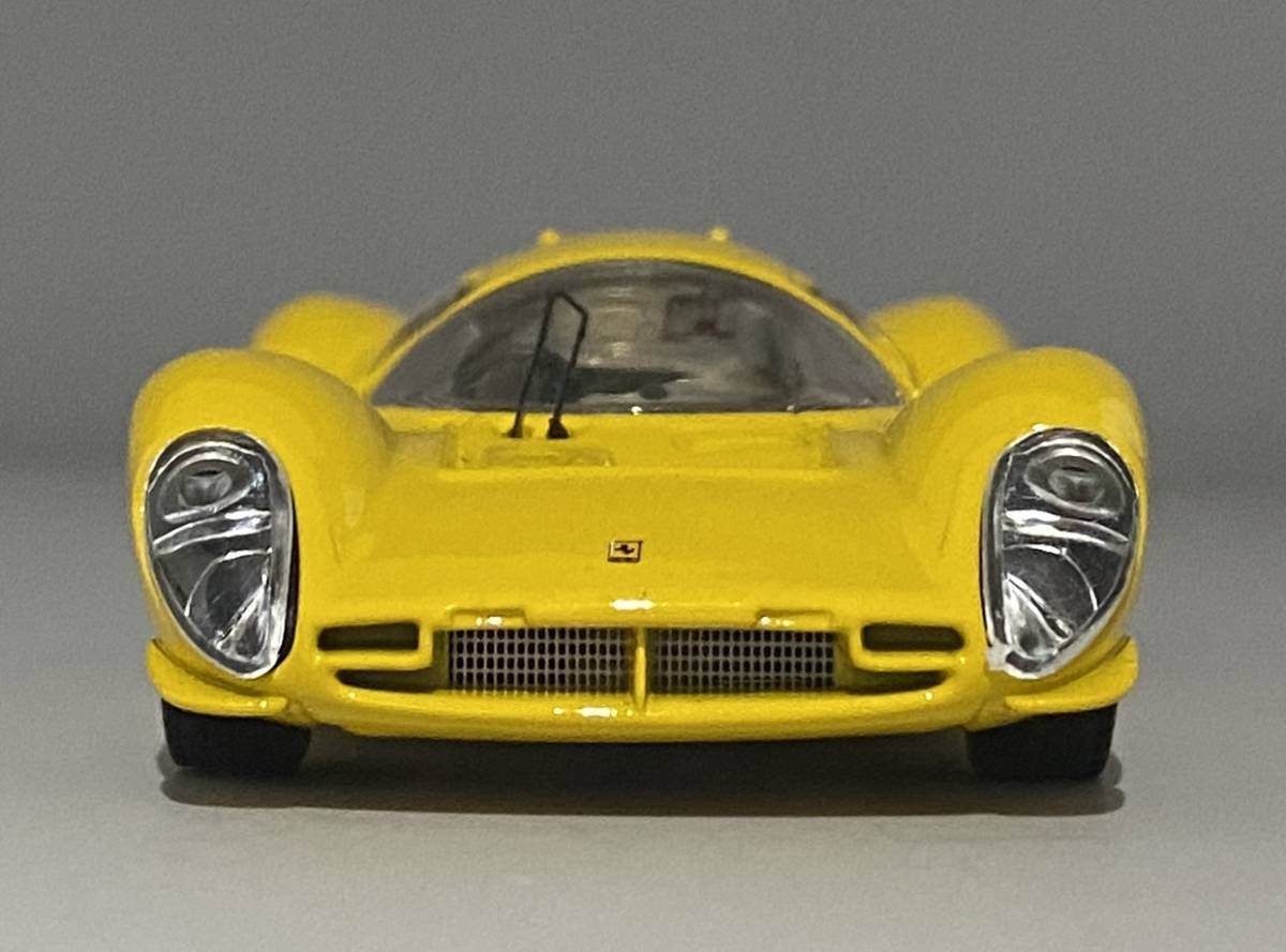 Bang 1/43 Ferrari 412 P “Prova” Giallo ◆ Le Mans & Daytona Legend ◆ フェラーリ 412P (330 P4) バング 7103の画像5