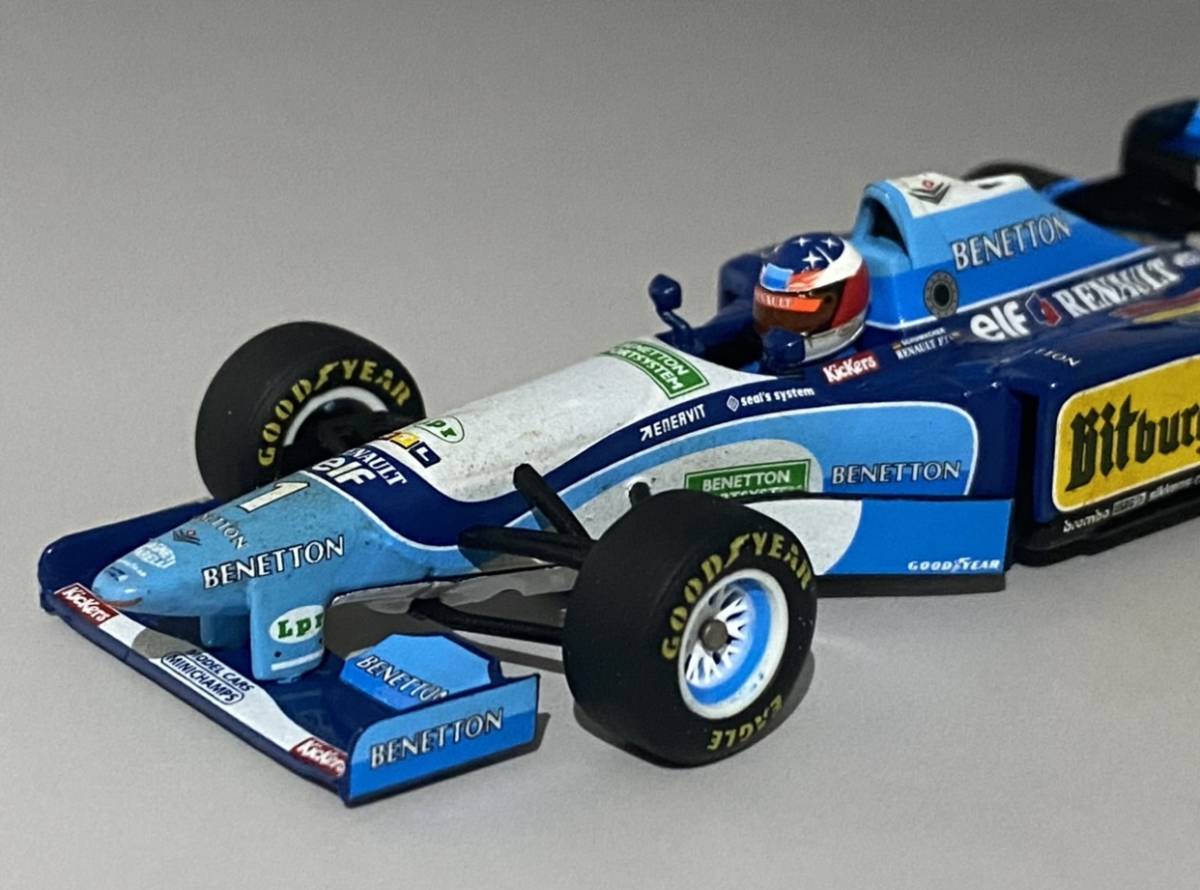Minichamps 1/43 F1 Benetton Renault B195 Michael Schumacher #1 ◆ 1位 Brazilian Grand Prix 1995 ◆ ミニチャンプス 510 954301_画像6