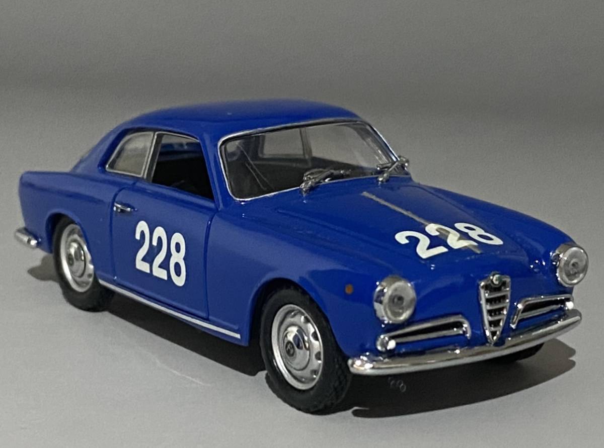 Detail Cars 1/43 Alfa Romeo Giulietta Sprint Veloce 1000 Miglia #228 Blue ◆ アルファ ロメオ ART Model 366