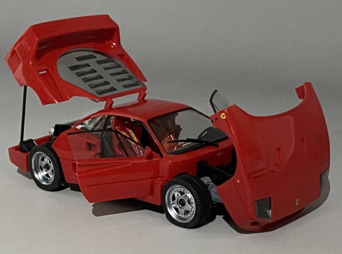Herpa 1/43 Ferrari F40 Rosso (Tipo F120) ◆ Nicola Materazzi - Pininfarina Design, 2936 Twin Turbo V8 ◆ フェラーリ ヘルパ