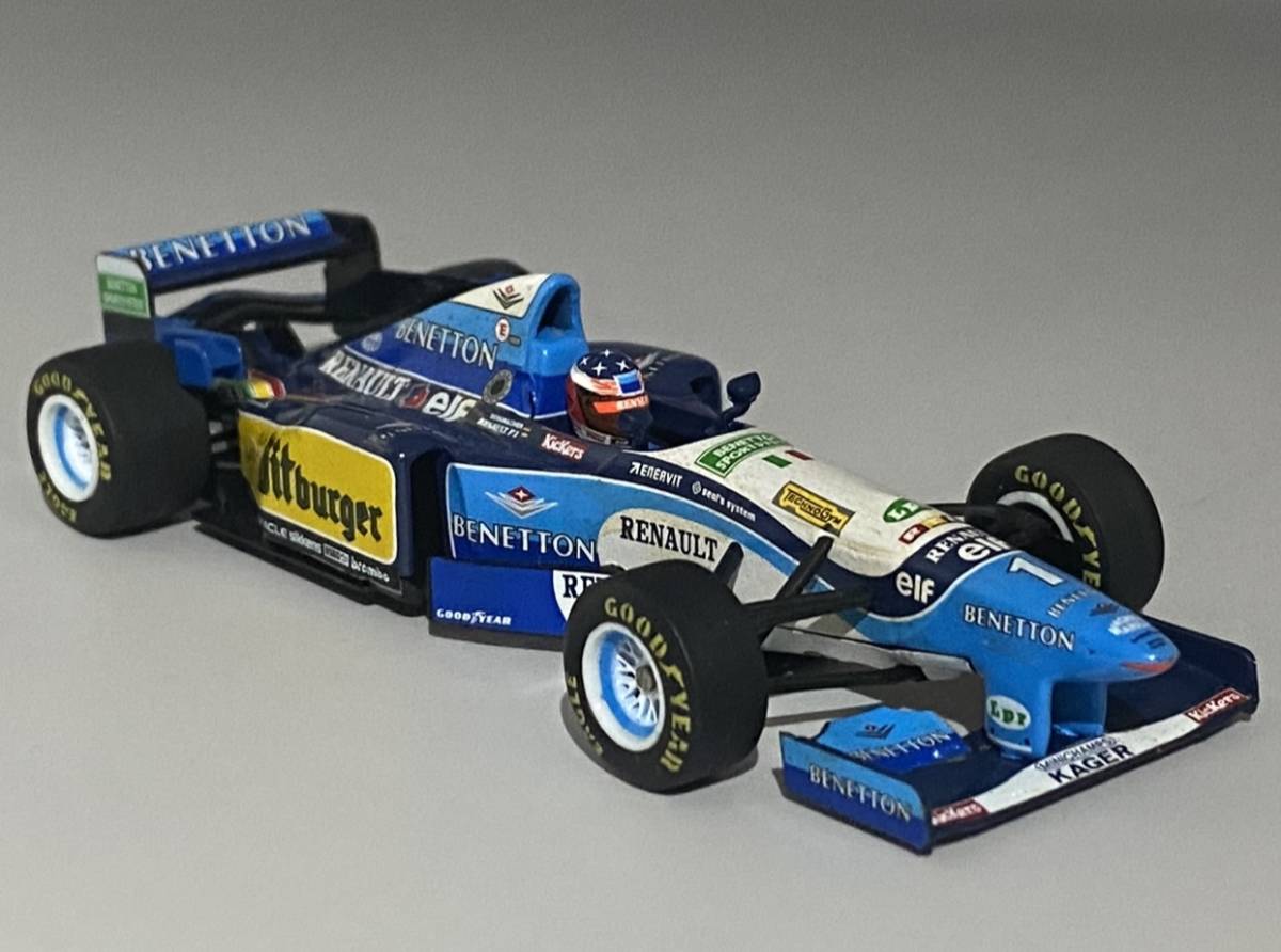 Minichamps 1/43 F1 Benetton Renault B195 Michael Schumacher #1 ◆ 1位 Grand Prix Hockenheim 1995 世界限定1995台 ◆ 510 954313