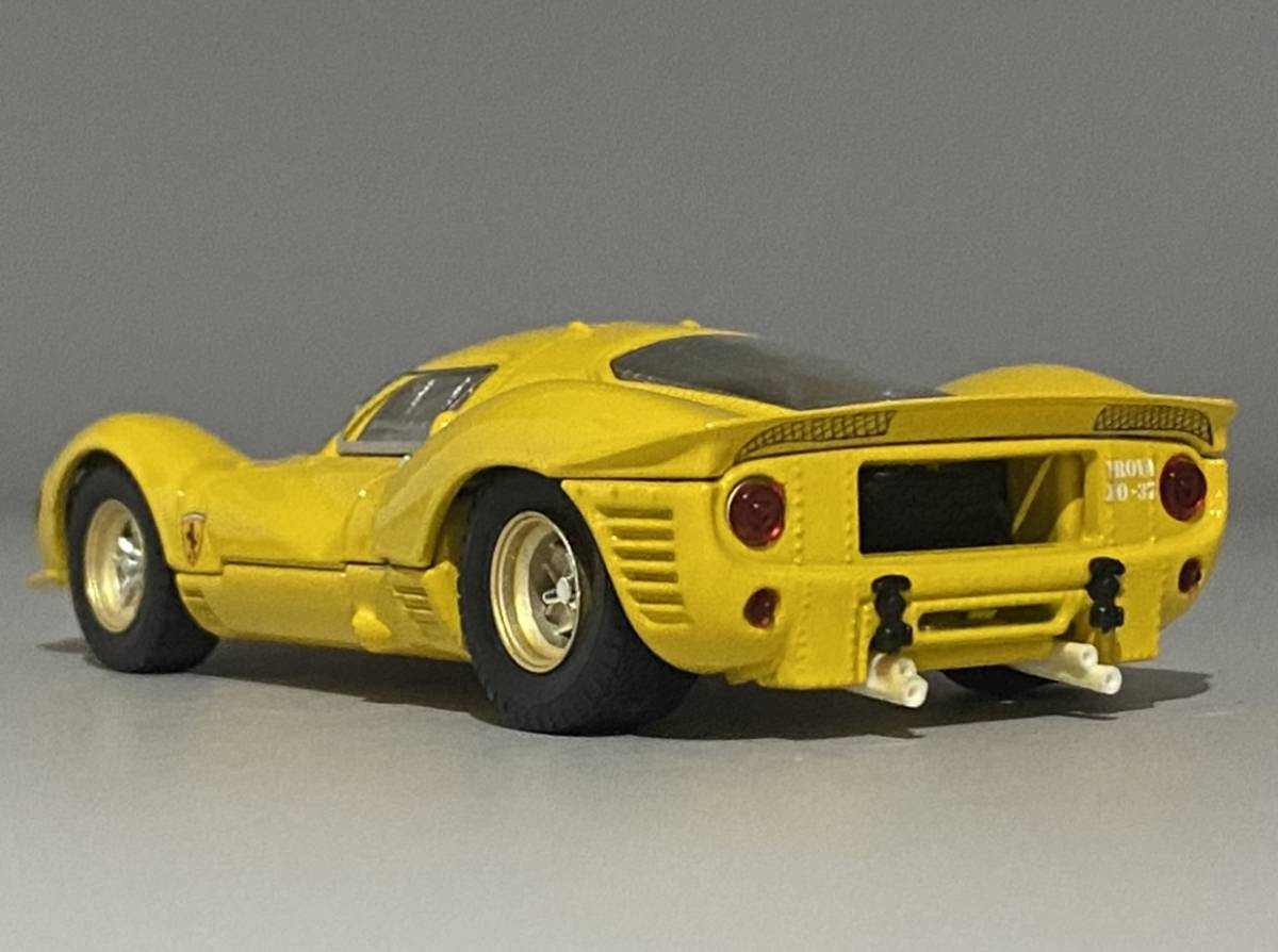 Bang 1/43 Ferrari 412 P “Prova” Giallo ◆ Le Mans & Daytona Legend ◆ フェラーリ 412P (330 P4) バング 7103の画像2