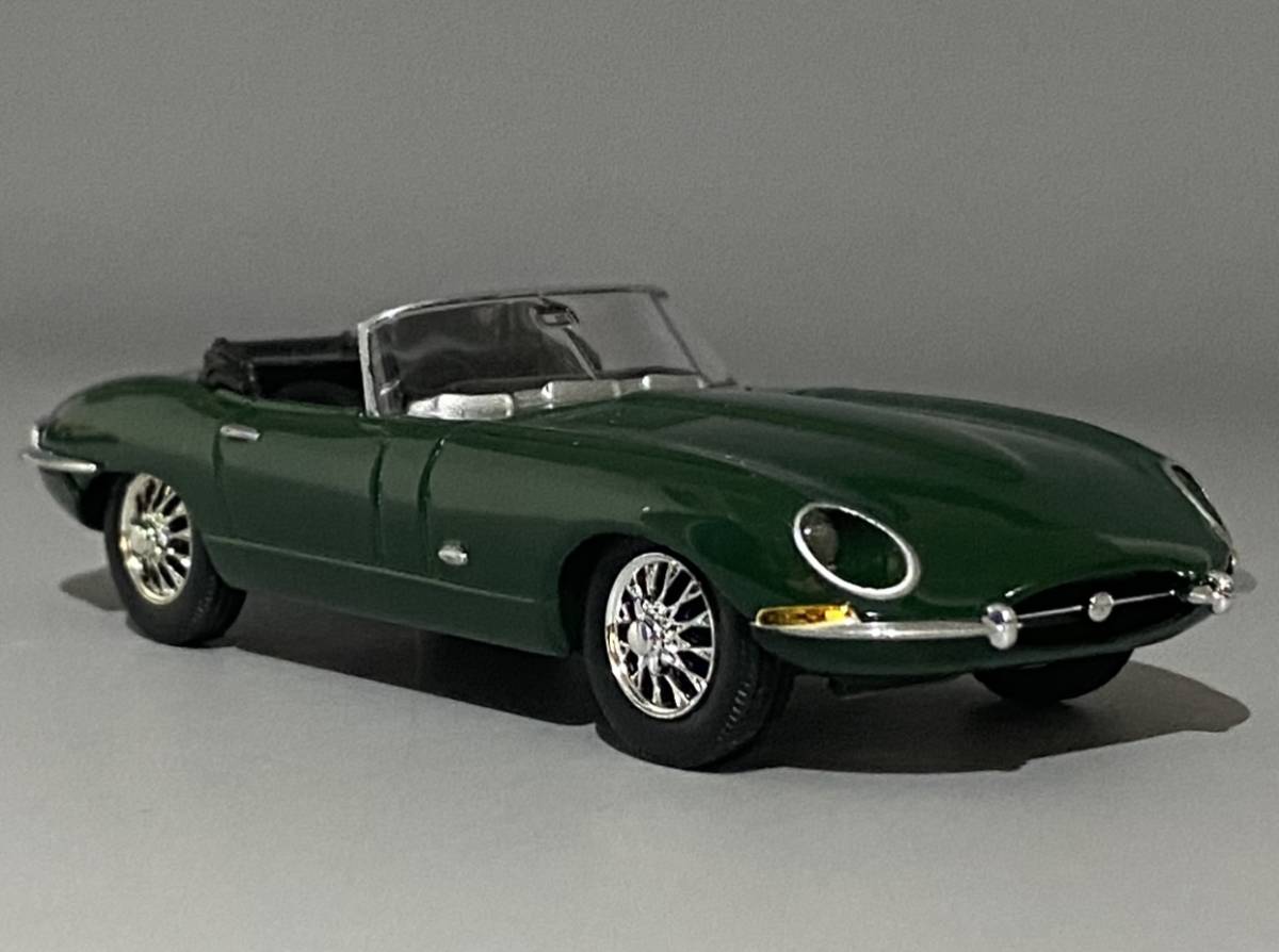 1/43 Jaguar E-Type ◆ British Racing Green ◆ ジャガー E タイプ デルプラド カーコレクション ミニカー_画像1