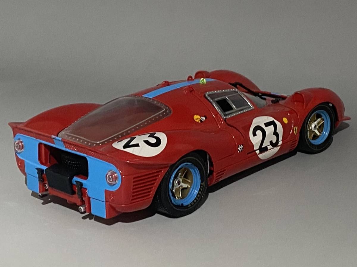 1/18 Ferrari 412 P #23 Le Mans 24h 1967 ◆ Richard Attwood / Piers Courage ◆ 330 P4 フェラーリ ジョウフ エボリューション 3018