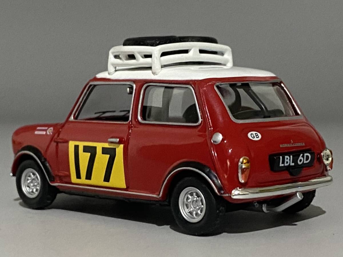 1円〜 お宝放出 1/43 Morris Mini Cooper S #177 Winner Rallye Automobile de Monte-Carlo 1967 ◆ A. Rauno / L. Henry ◆ デルプラド _画像2