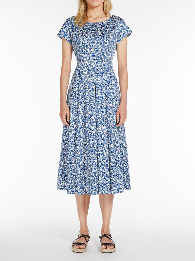 春夏新作40%OFF マックスマーラ Max Mara リーフプリント プリーツ