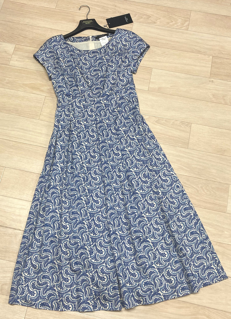 春夏新作40%OFF マックスマーラ Max Mara リーフプリント プリーツ