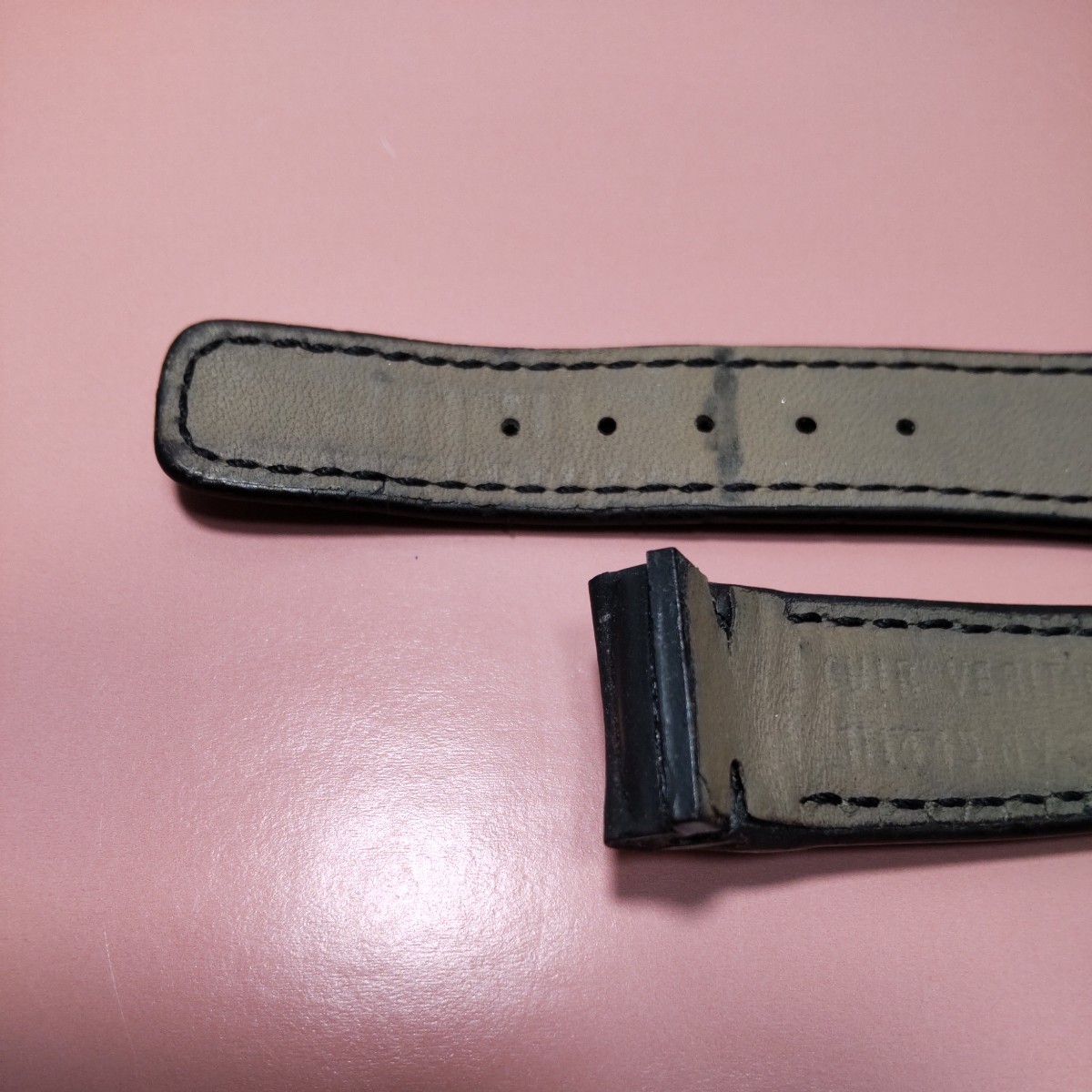 CHANEL 正規 シャネル ベルト 黒 BK レザー ストラップ 純正 革 キズ