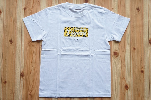 EDIFICE 417 TIGERS LOGO TEE 阪神タイガース Tシャツ 白 S_画像1