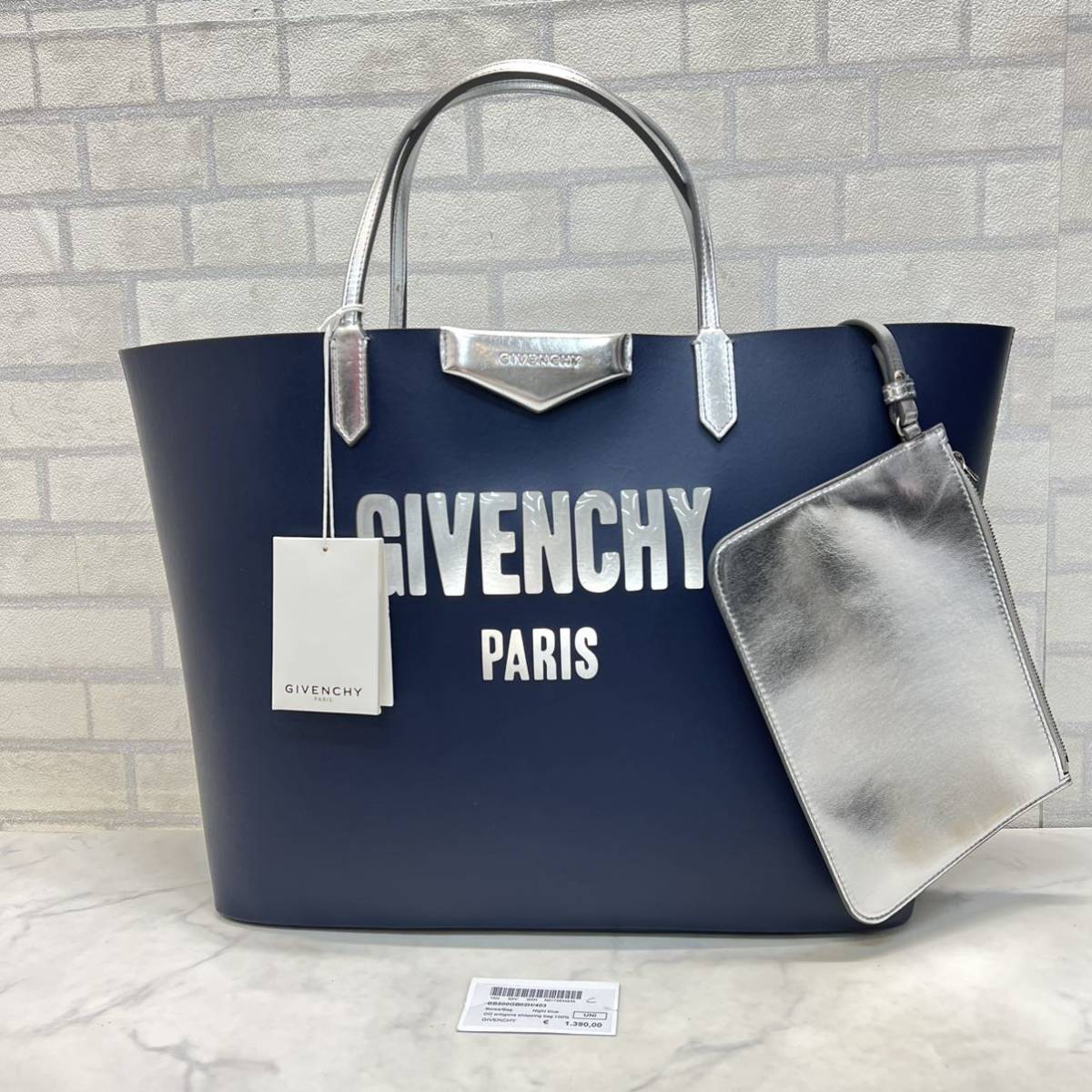 GIVENCHY ジバンシー アンティゴナ トートバッグ ポーチ付-