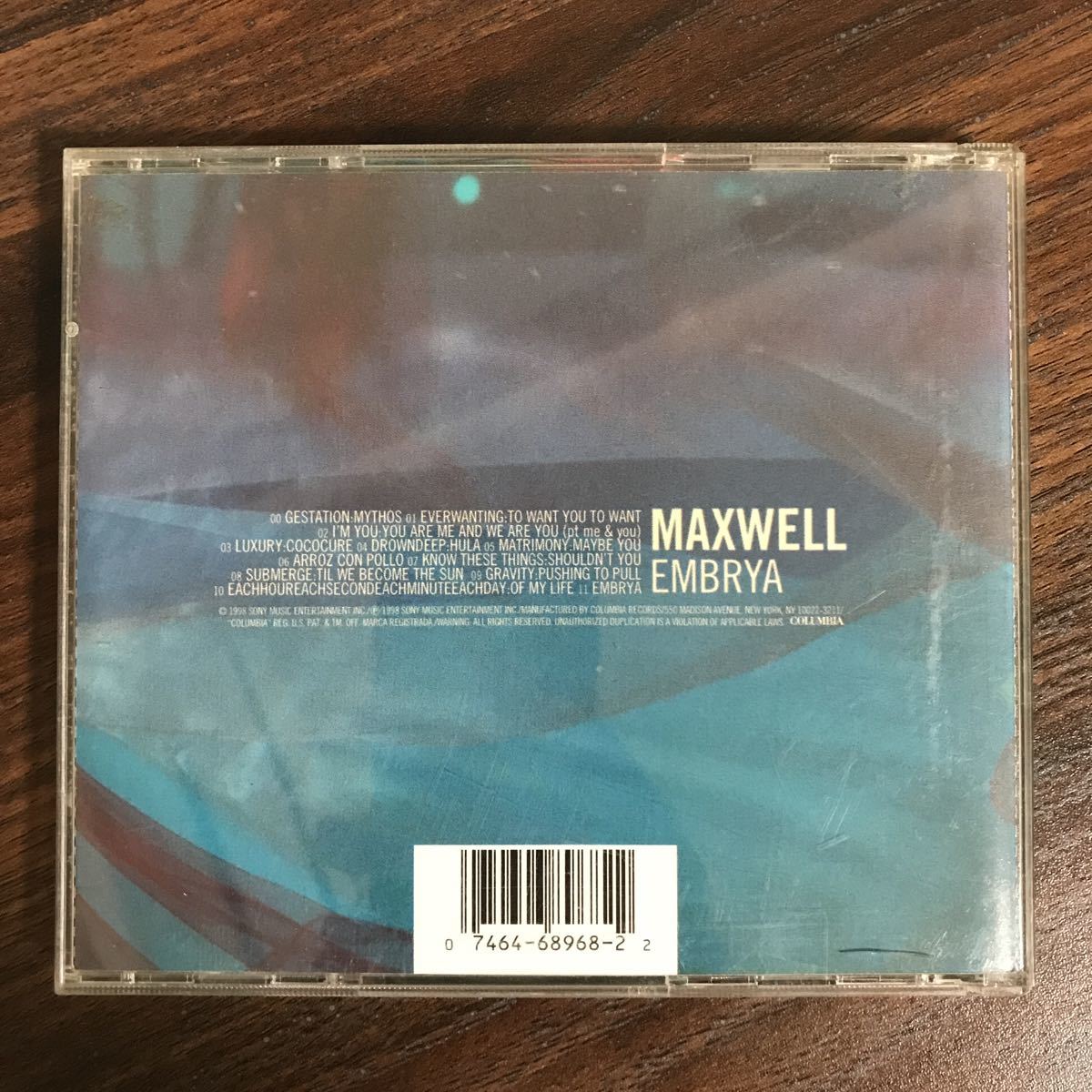 (372)中古CD100円 maxwell Embrya_画像2