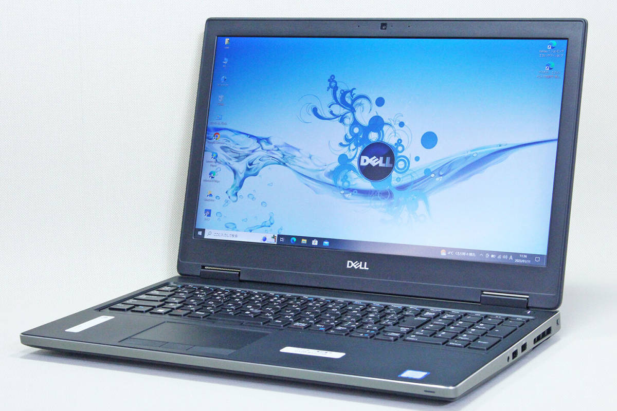 【即配】4K-IGZO液晶！Corei7-6コア搭載モバイルWS！15.6型UHD液晶 Precision 7530 4K UHD IGZO i7-8750H 16GB SSD256GB&1TB Win10