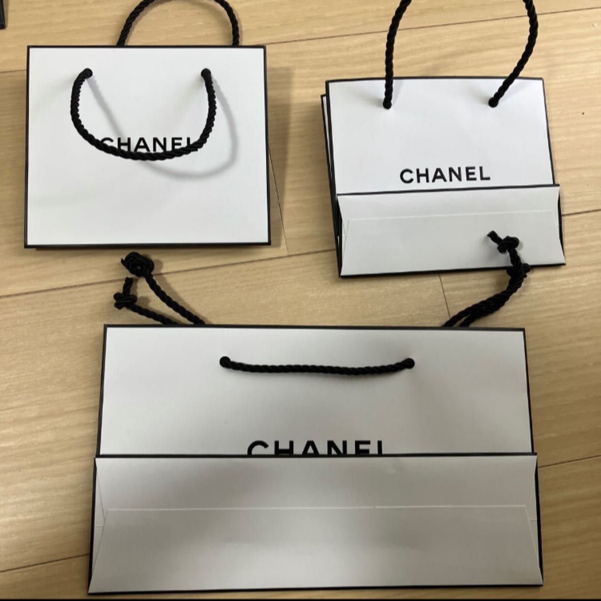 CHANEL シャネル 紙袋 ショッパー 3枚 - その他