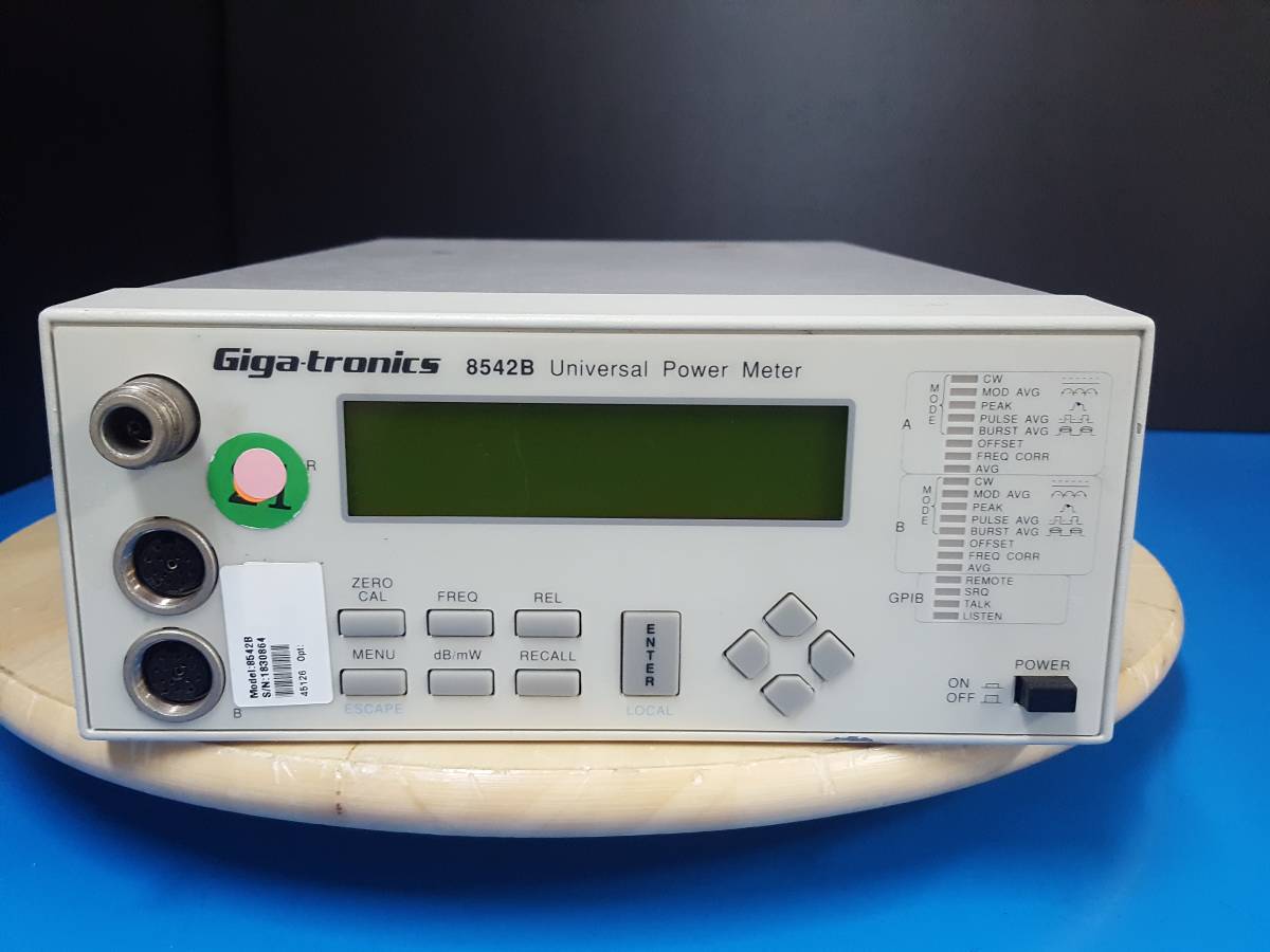 [NBC] Giga-tronics 8542B パワーメータ Universal Power meter (中古 0864)
