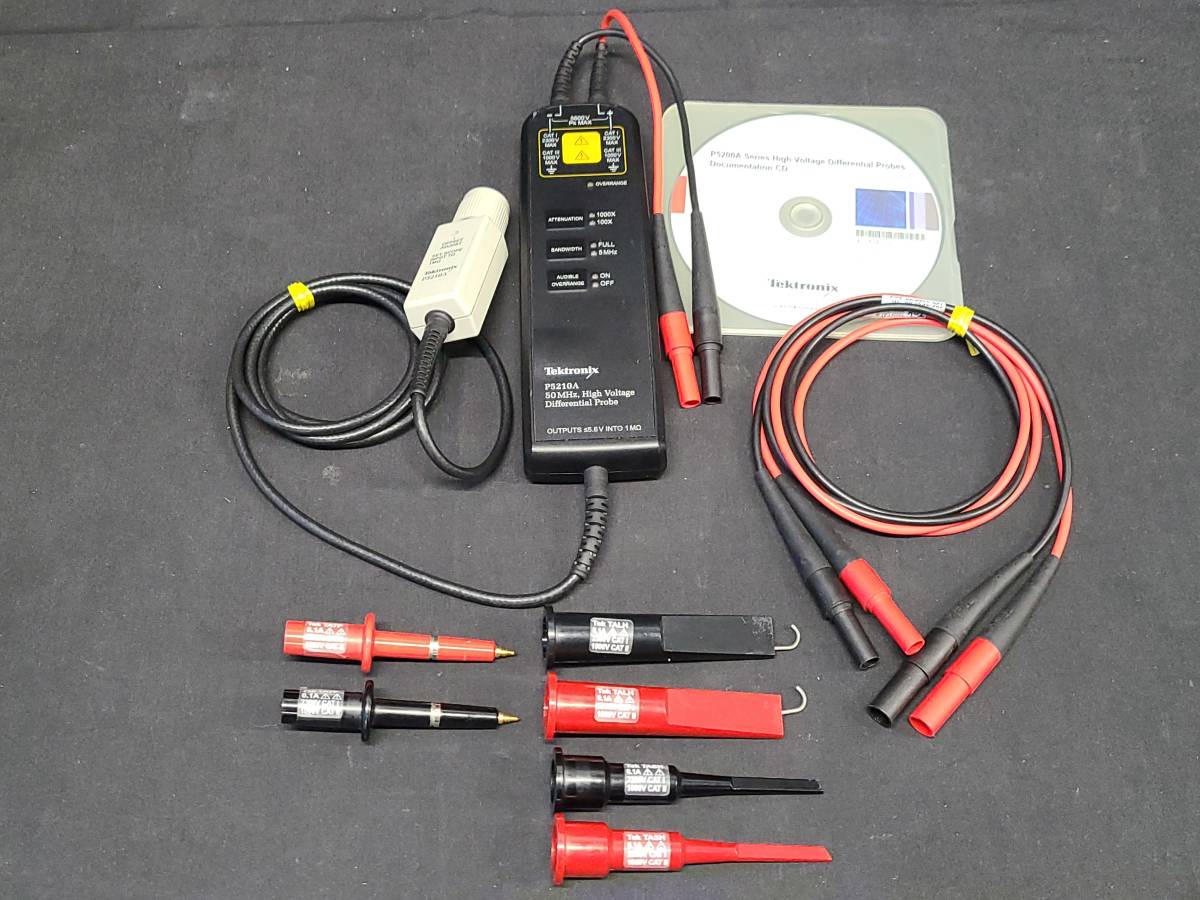 Tektronix P5210A High Voltage Differential Probe プローブ 50MHz