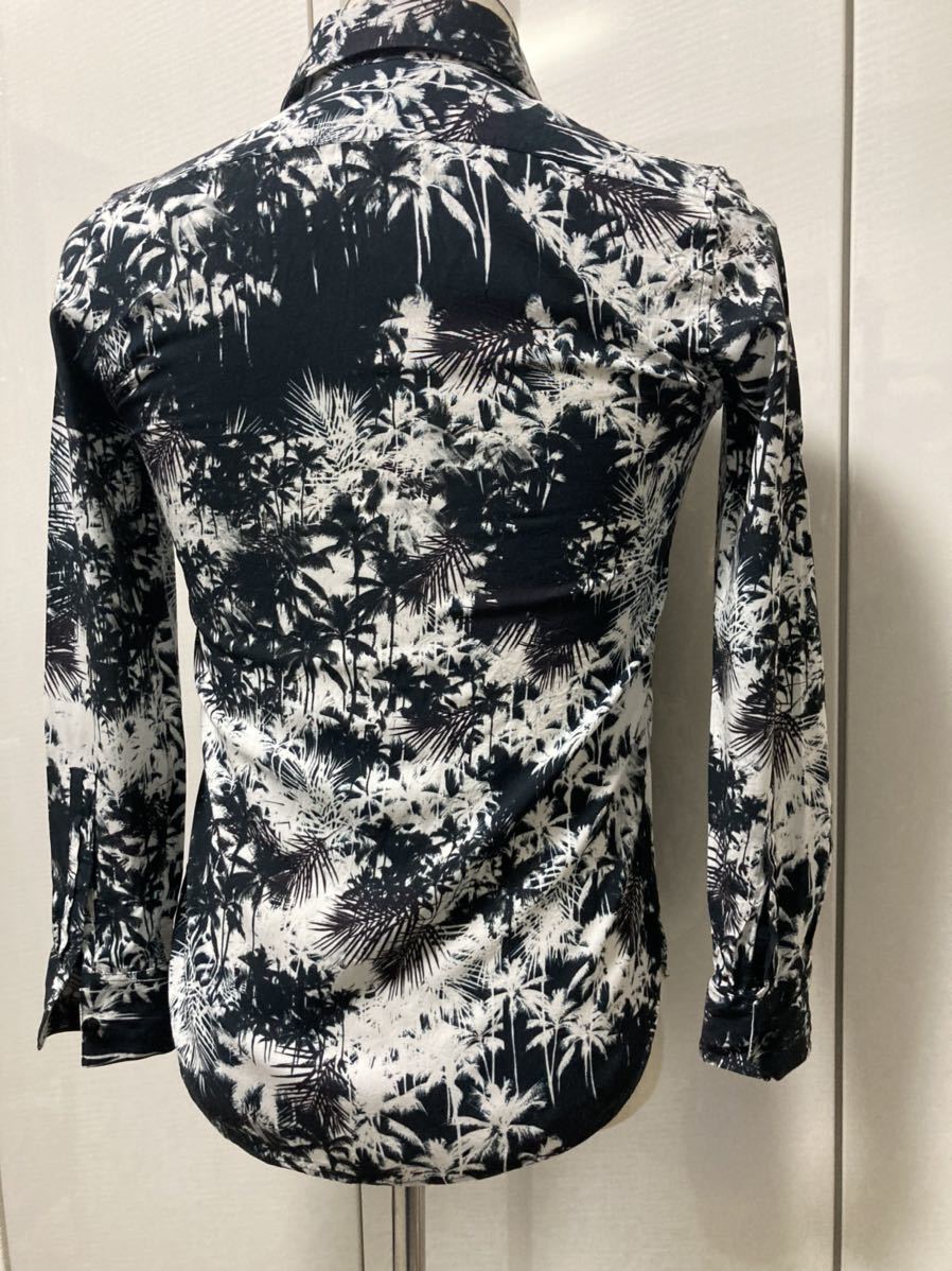 SAINT LAURENT サンローラン 16ss モノトーン アロハシャツ | inmano