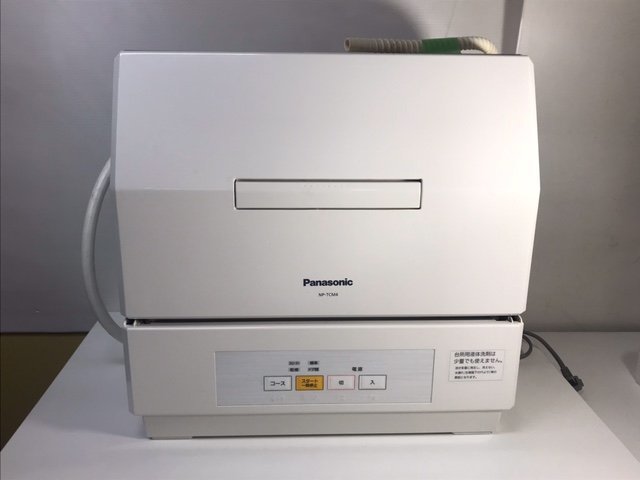 【中古品】Panasonic パナソニック NP-TCM4-W ホワイト 食器洗い乾燥機 食洗機　2019年製_画像1