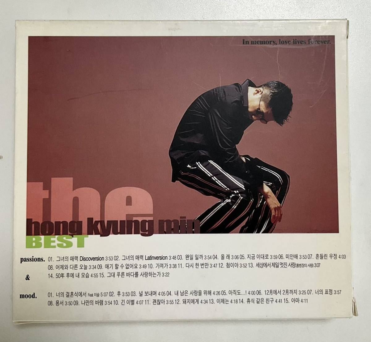 輸入盤 k-pop ホン・ギョンミン　ベスト　CD2枚組　Hong Kyung Min 1997-2002 history　韓国盤　韓流_画像4